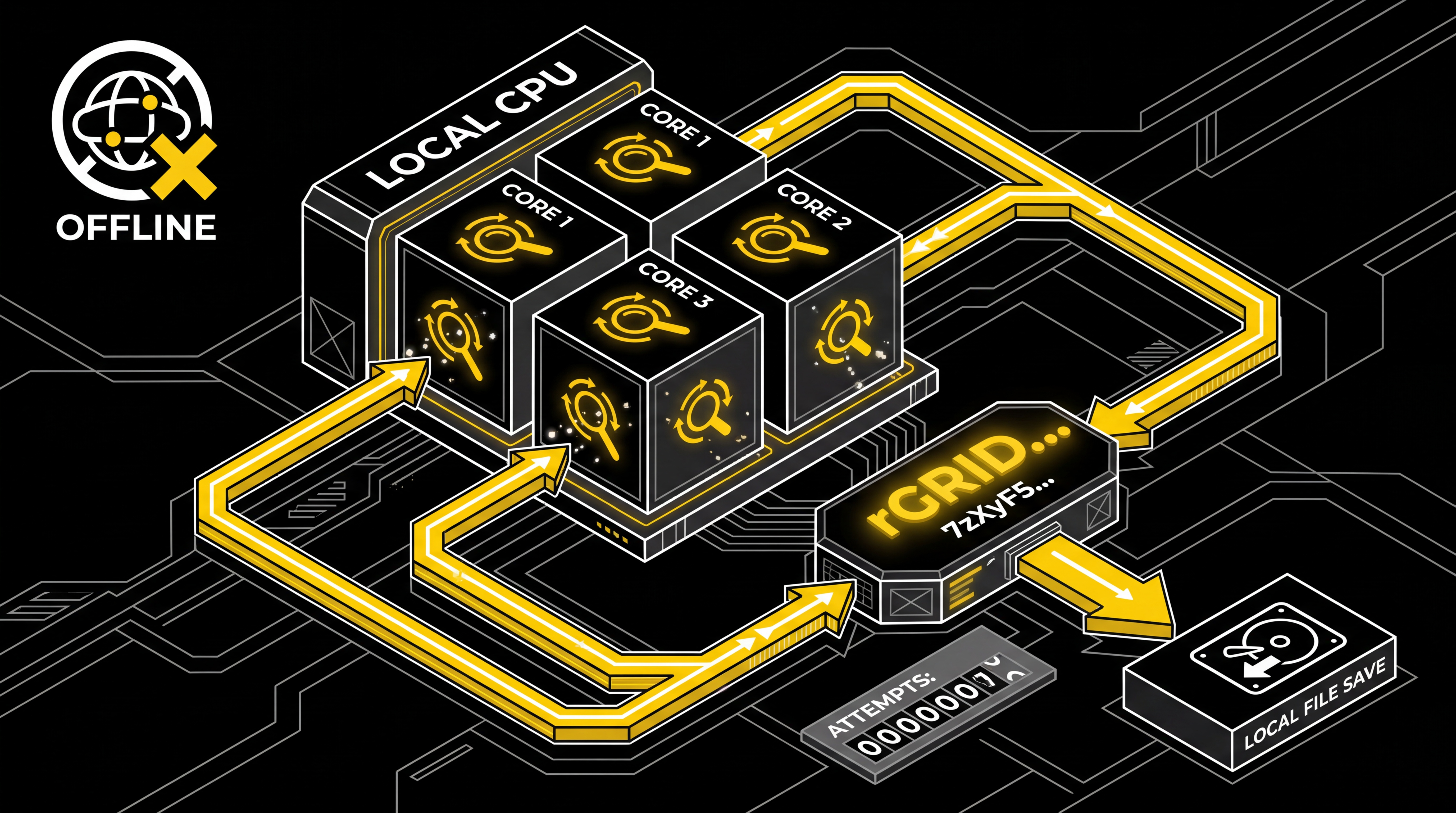 Grid Wallet Pro Vanity Architecture Diagram